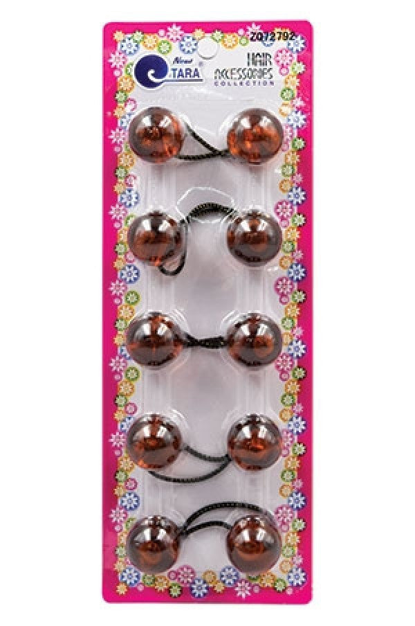 Tara Bubble Round 72792 Crystal Brown 24mm 5/pk -pc