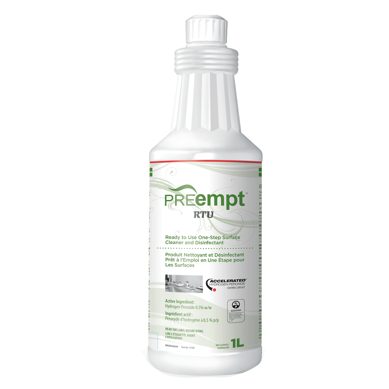 Cosmetic Brands of N. America VRX PREempt Ready-To-Use Disinfectant Cleaner 1 Liter