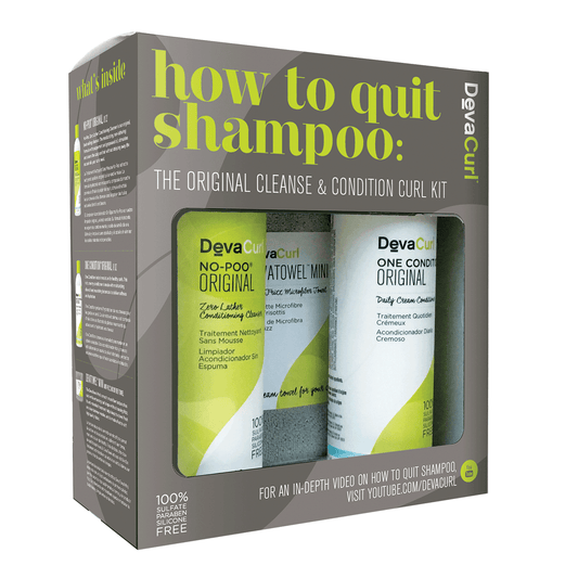 Deva Curl How To Quit Shampoo Kit 1 Kit