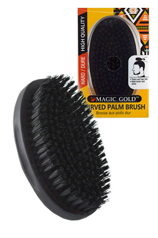 6812 Magic Gold Hard Curved Palm Brush -pc