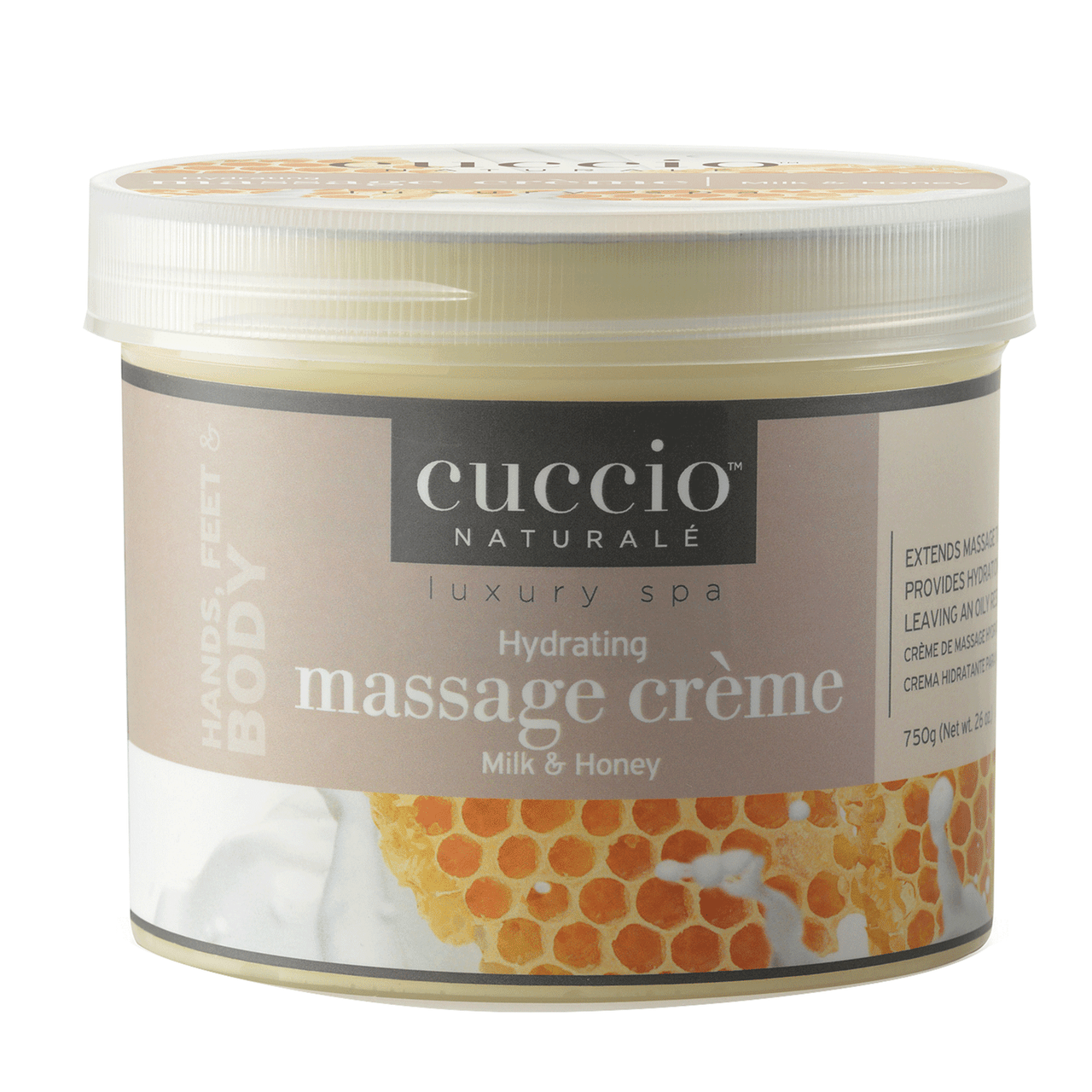 Cuccio Cina Pro Star Pro Milk & Honey Massage Creme 32 oz.