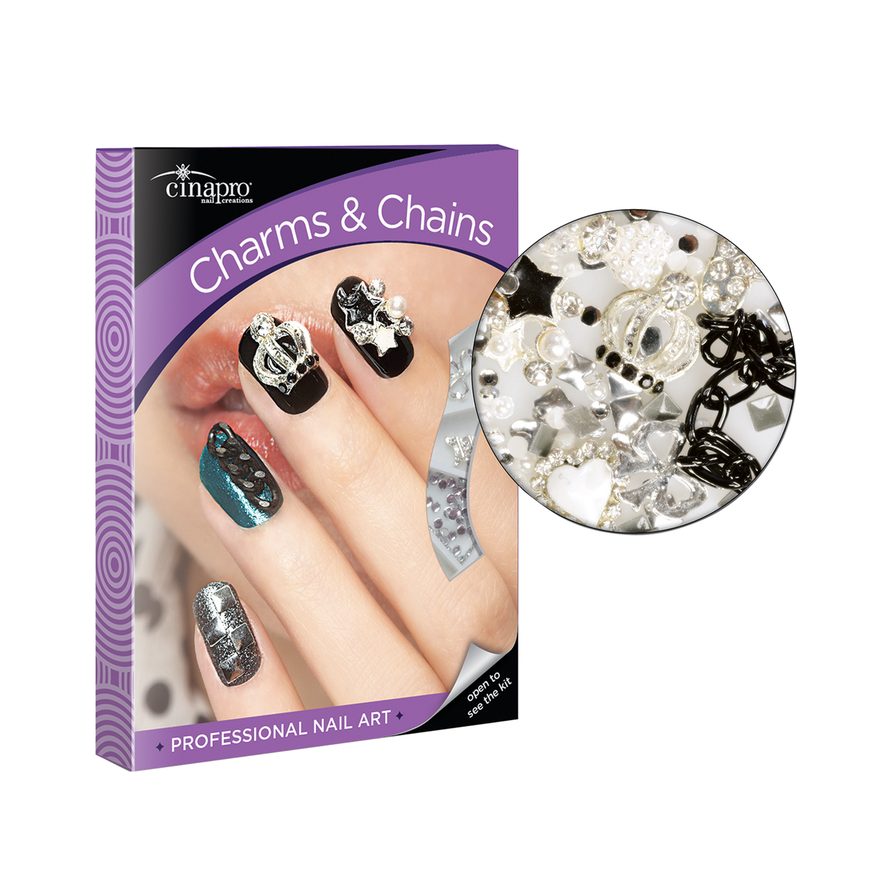 Cuccio Cina Pro Star Pro CinaPro Professional Nail Art Kit - Charms & Chains 1 Kit