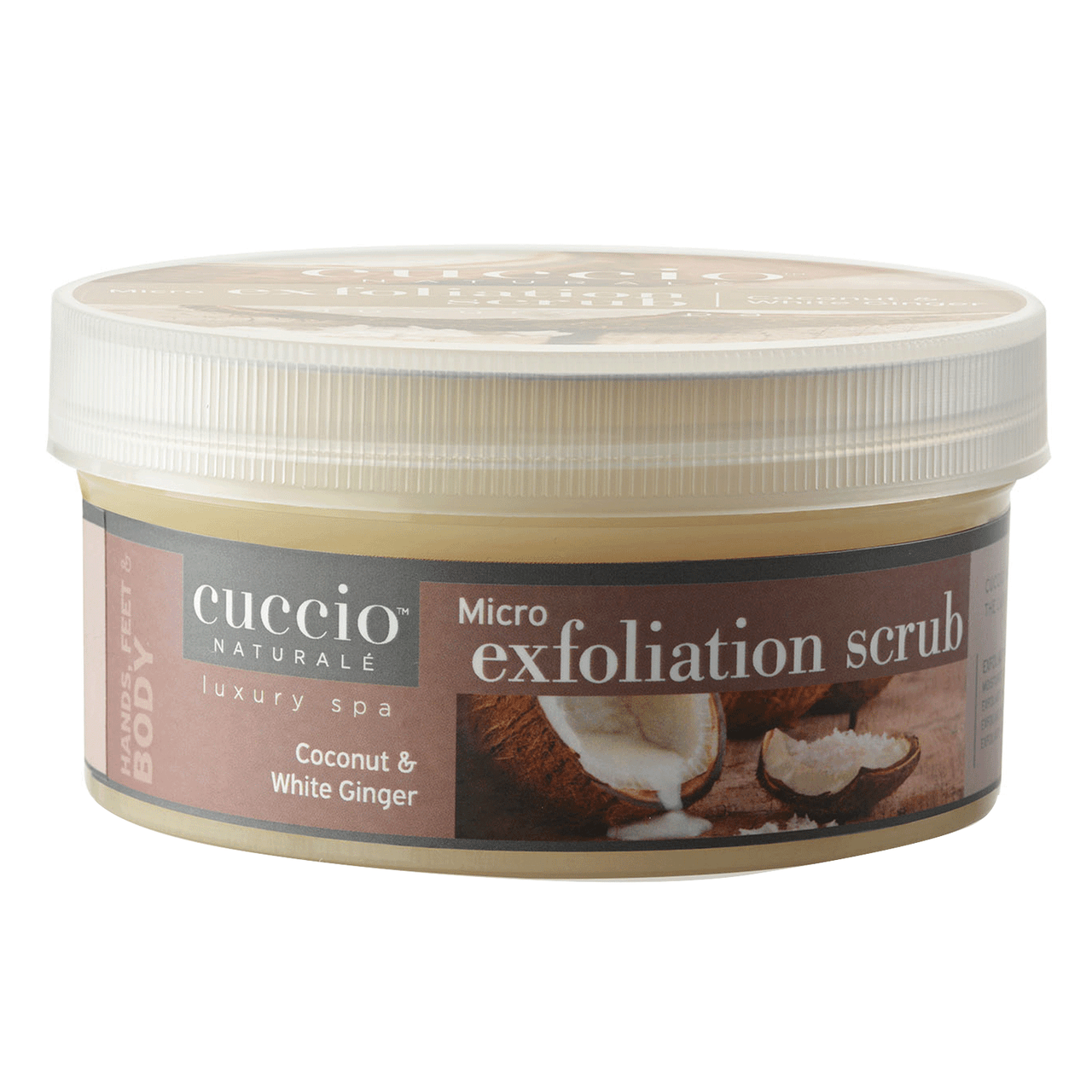 Cuccio Cina Pro Star Pro Coconut & White Ginger Micro Exfoliation Scrub 16 oz.
