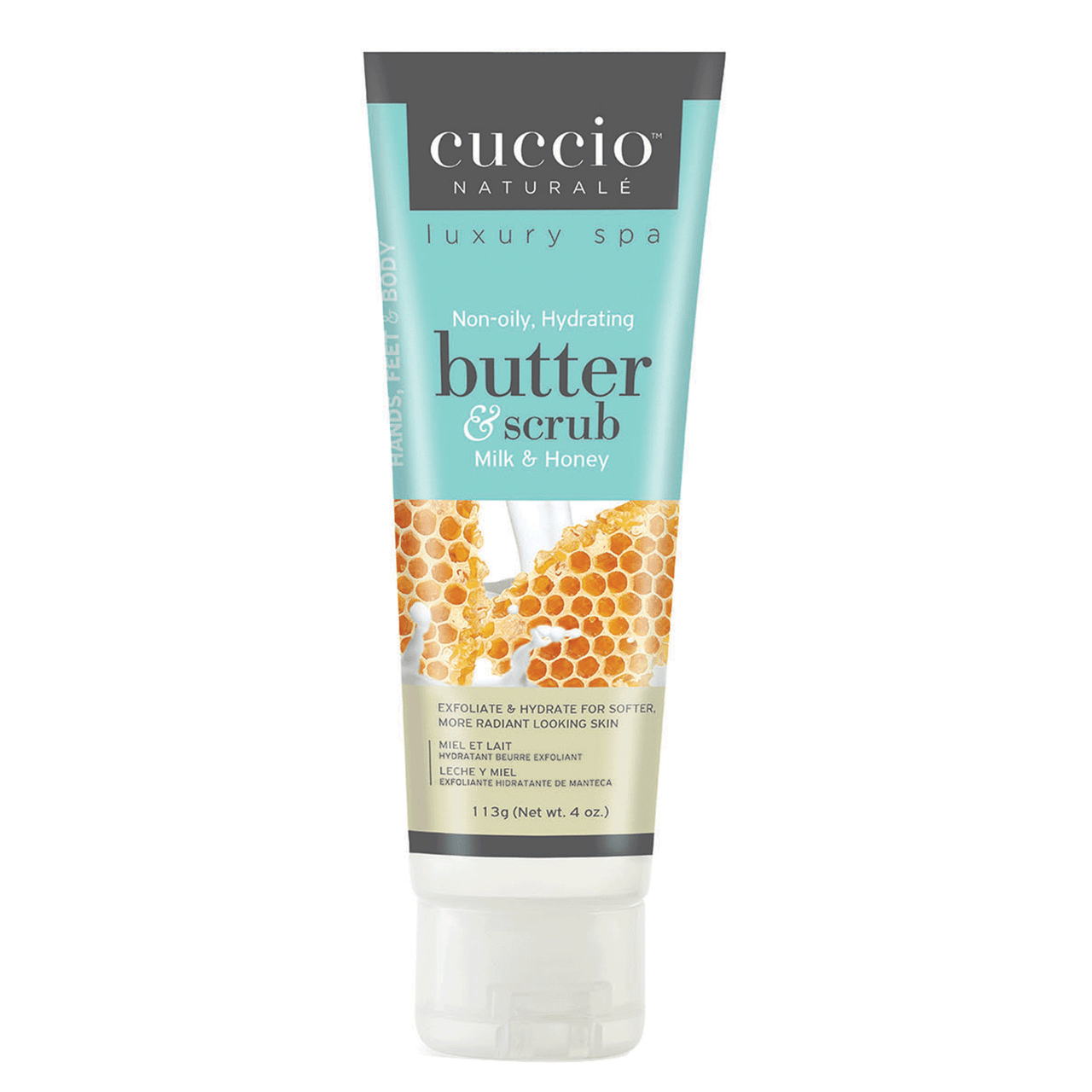 Cuccio Cina Pro Star Pro Milk & Honey Butter & Scrub 4 oz.