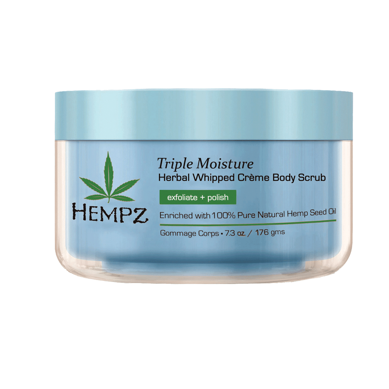 Hempz Triple Moisture Whipped Creme Body Scrub 7.3 oz.
