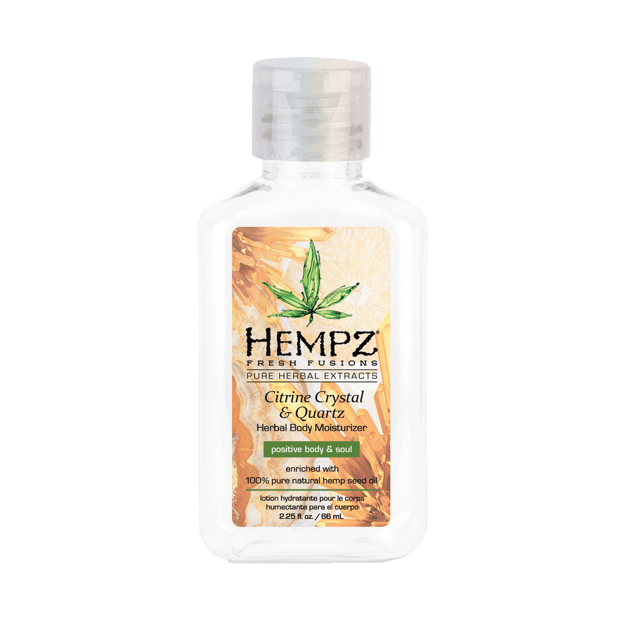 Hempz Citrine Crystal & Quartz Body Moisturizer 2.25 oz.