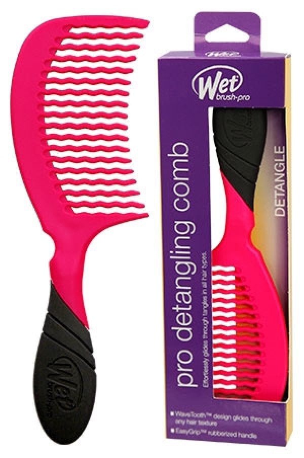 0620WPINKNW Pro Comb Detangler - Pink -pc