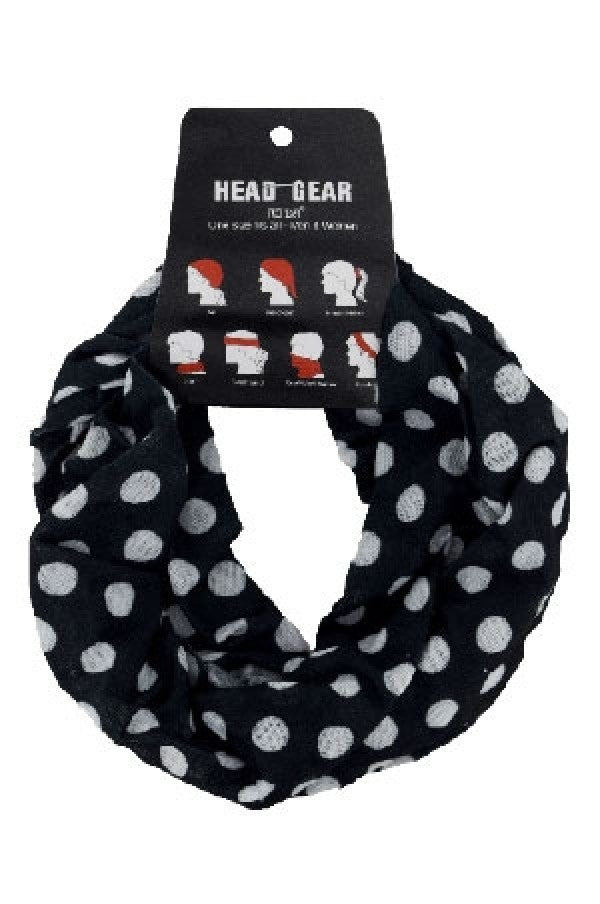7635 Head Gear- Polka dot-dz