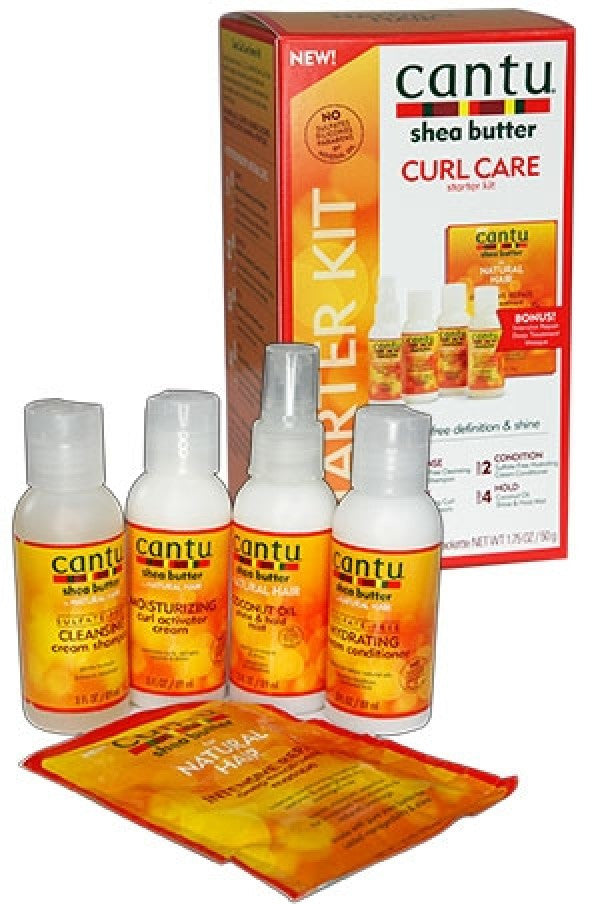Cantu-69 Shea Butter Curl Care Starter Kit (4x3oz)-pk