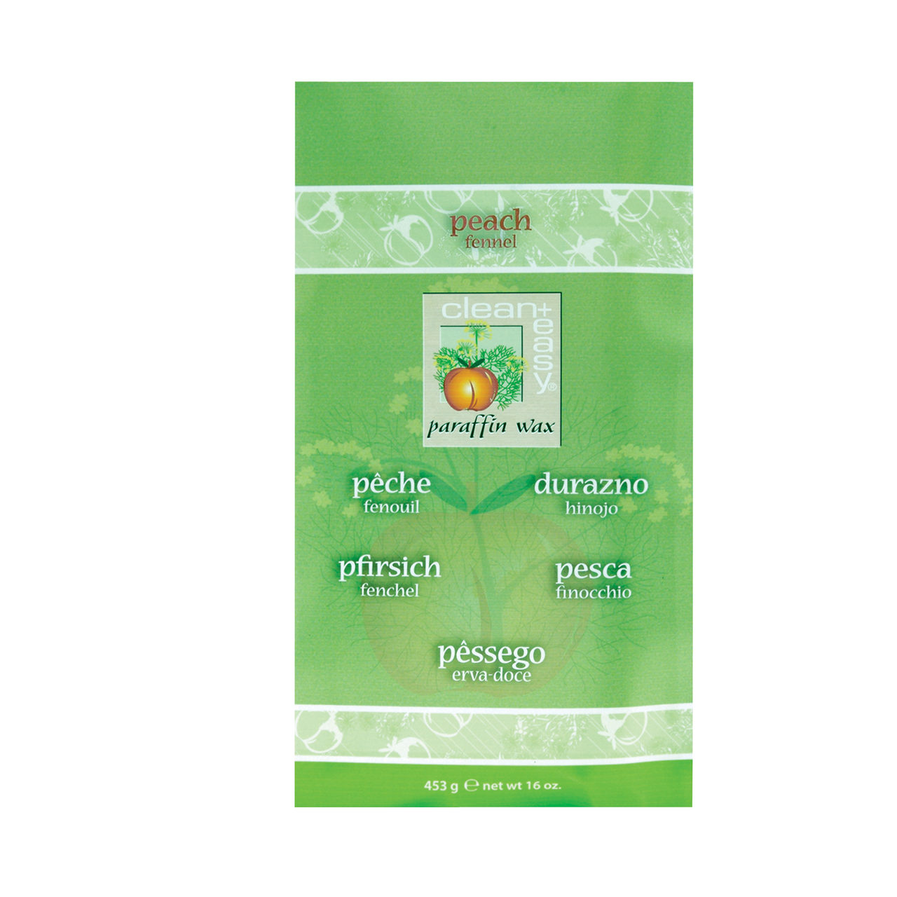Clean+Easy Peach Fennel Paraffin Wax 1 Pounds