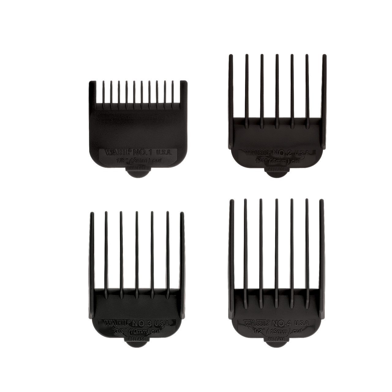 Wahl Canada Attachment Combs 1-4 (Black)