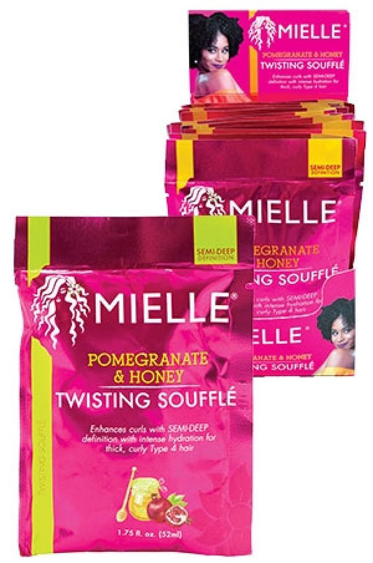 Mielle Organics-28 Pom & Honey Twisting Souffle(1.75oz/12pc/pk)-pc