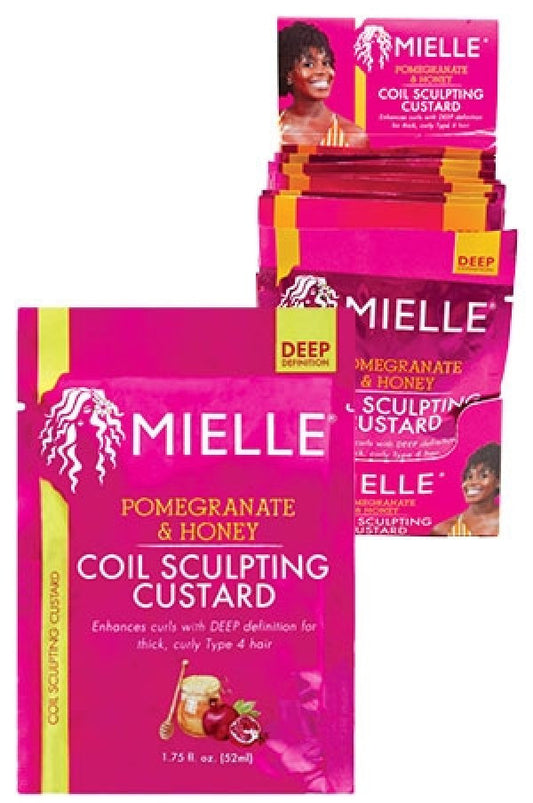 Mielle Organics-30 Pom&Honey Coil Sculpting Custard(1.75/12pc/pk)-pc