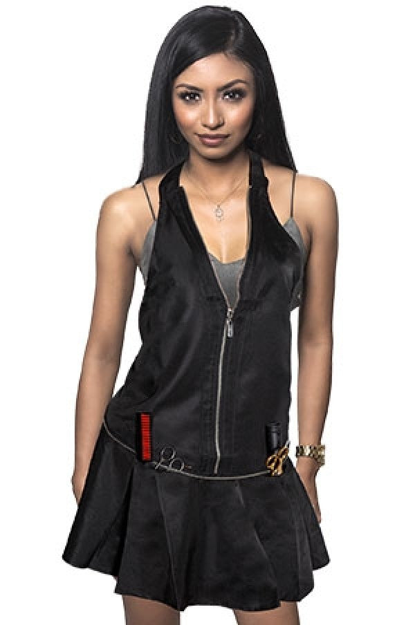 Liz Apron LIZ99344 VINTAGE DRESS -BLACK-pc