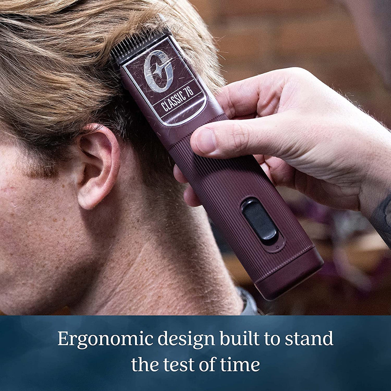 Oster Cordless 76 Classic Clipper Red Burgundy