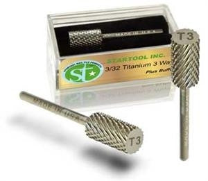 Startool Carbide 3/32 Titanium 3 Ways + Buffer