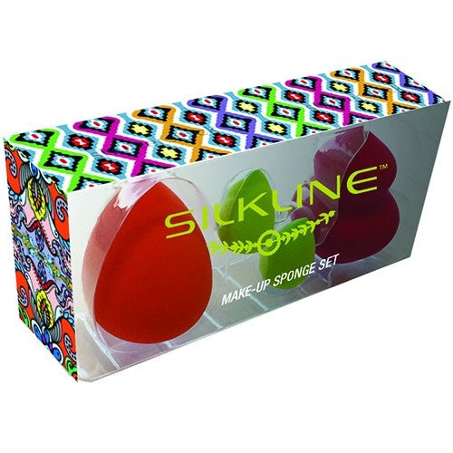 Silkline Set Of Make-Up Sponges 4pcs Latex Free - 02128
