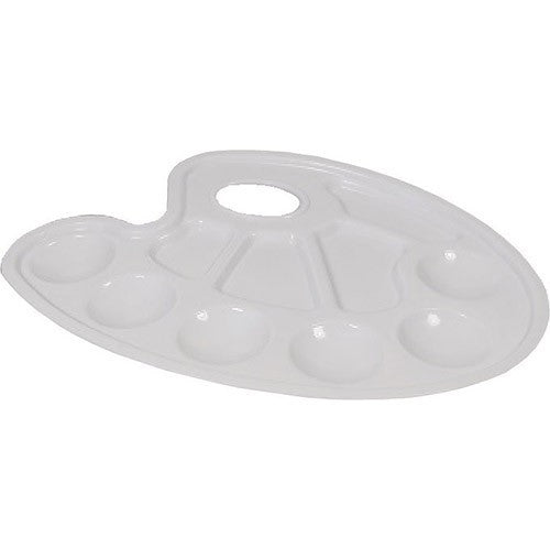 Dante Makeup Palette - 6 Wells/4 Divides White Acrylic