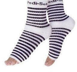 Original Pedi-Sox Black/White Stripes PS-110 B/W