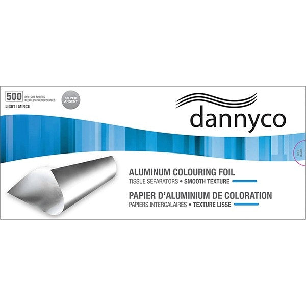 Dannyco Aluminum Colouring Foil 500sheets Silver Light 27005