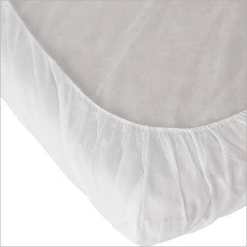 Silk B Non Woven Bed Sheet Fitted 37" x 79" 10PK DBSF:/00803