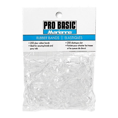 Marianna - (10476) Rubber Bands - Clear - 250pk