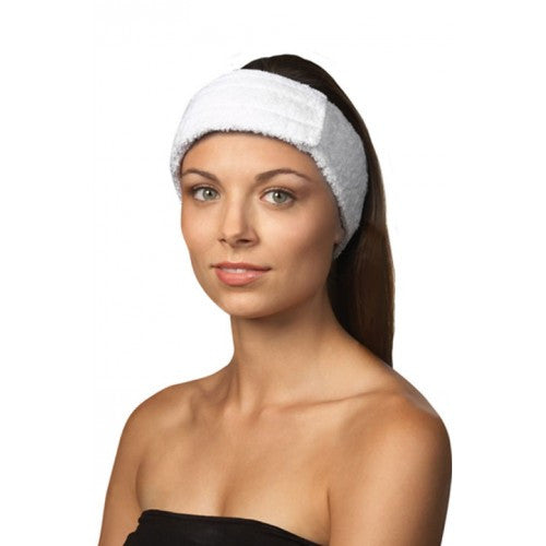 Dannyco Terry Cloth Headband White