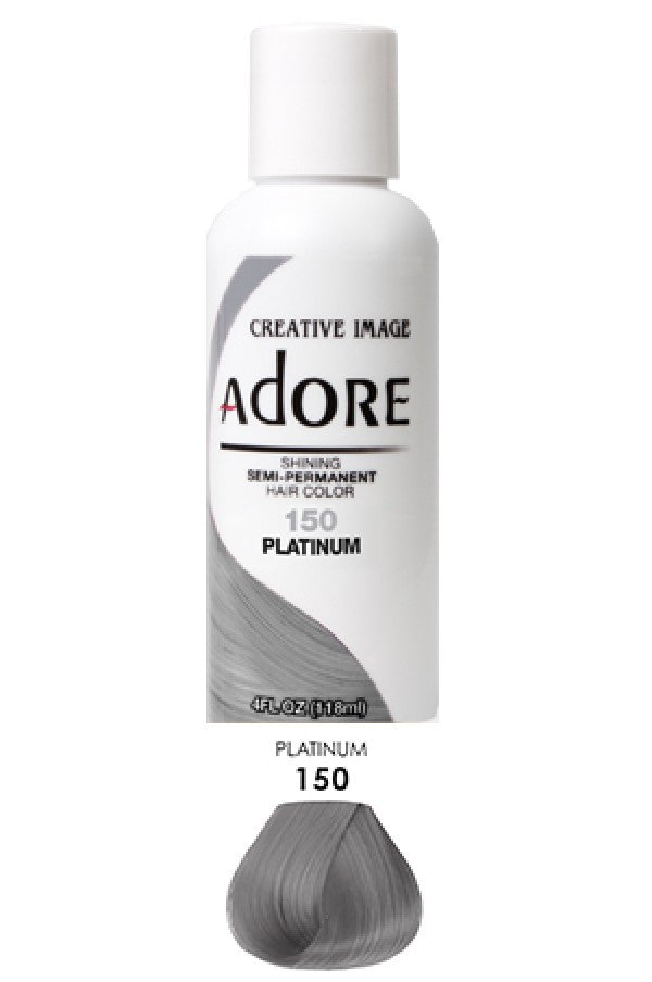 Adore-1 Semi Permanent Hair Color (4 oz)- 150 Platinum