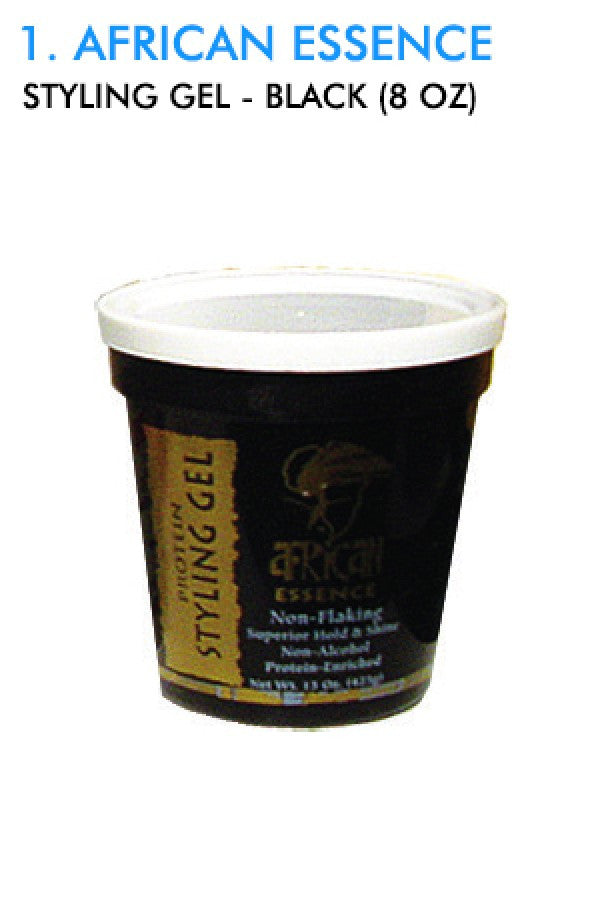 African Essence-1 Styling Gel (8 oz) Black