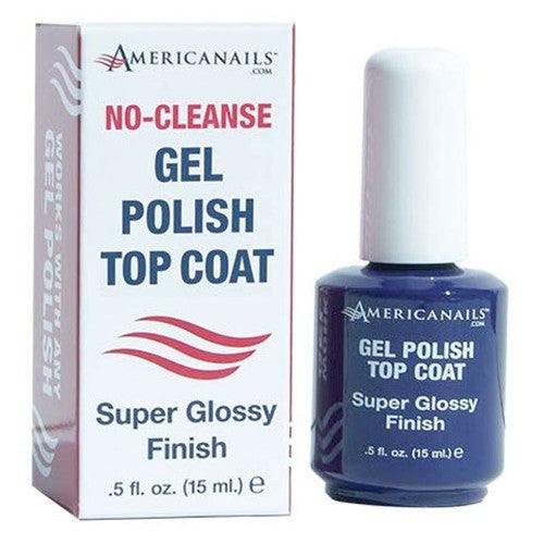 Americanails Gel Polish Glossy Top Coat 0.5oz