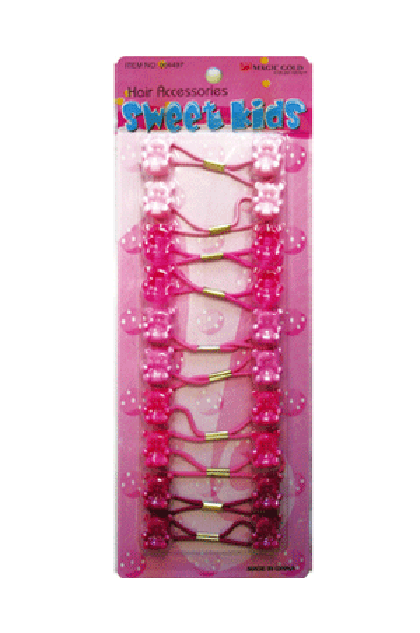 Magic Gold Bear 1 (10/pk) BR7 Pink Mix -pc