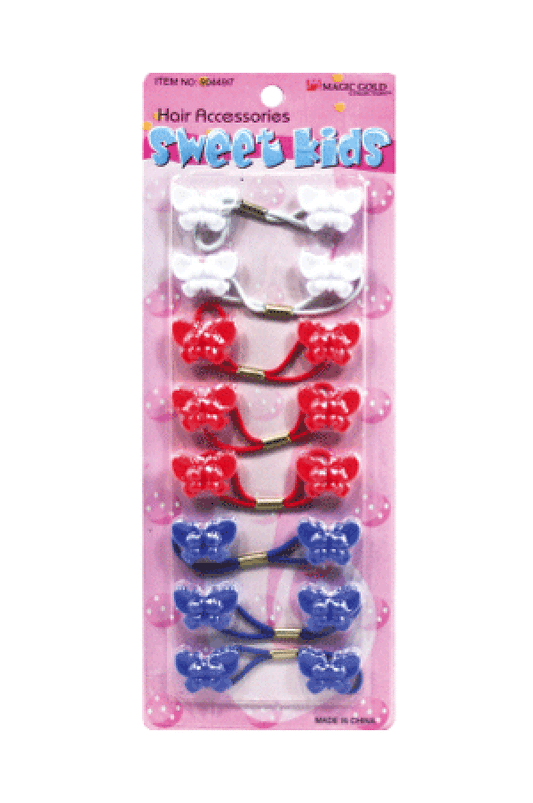 Magic Gold Butterfly (8/pk) BT8 Blue/Red/White -pc