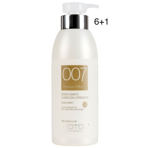 Biotop Professional 007 Keratin Shampoo 16.9oz Year Round Offer 6+1