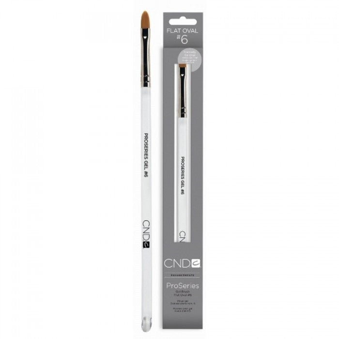 CND - ProSeries Gel Brush - Flat Oval #6