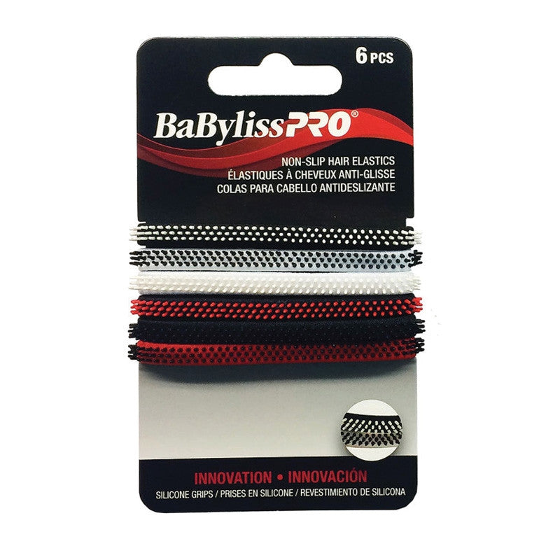 BaBylissPRO - Non Slip Elastic Set - 6pcs