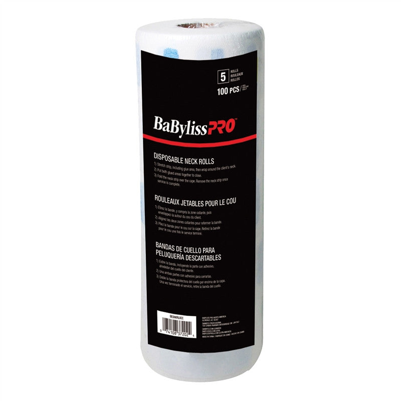 BaBylissPRO - Neck Strips Roll - 5/Pack - 100 Strips/Roll