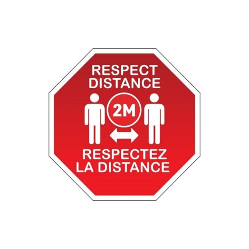 BaBylissPRO - Floor Signage - Respect Distance