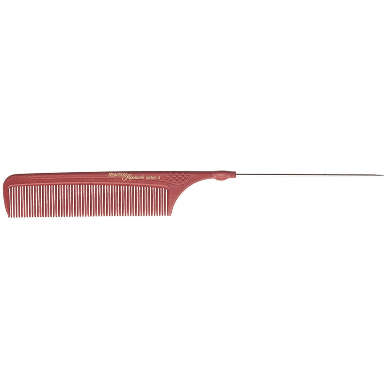Hercules - Premium Carbon Pin Tail Comb - 8.75in