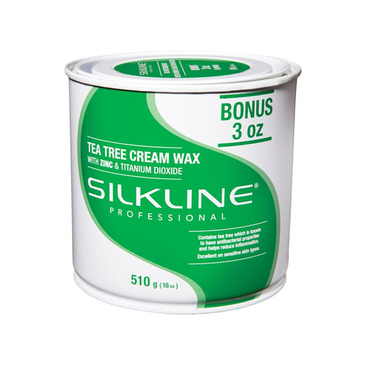 Silkline - Tea Tree Cream Wax w/ Zinc OX - 18oz