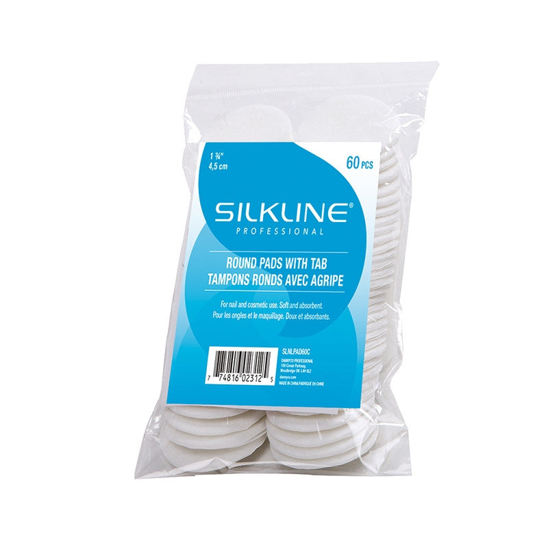 Silkline - Round Pads with Tab - 60/bag