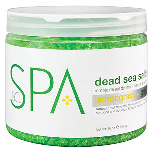 BCL Spa - Lemongrass Green Tea Salt Soak - 16oz