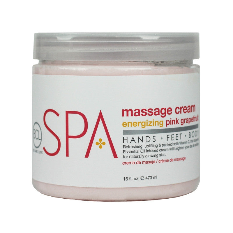 BCL Spa - Pink Grapefruit Massage Cream - 16oz
