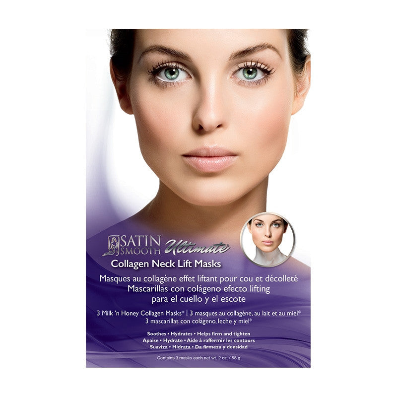 Satin Smooth - Collagen Neck Lift Mask - 3/box