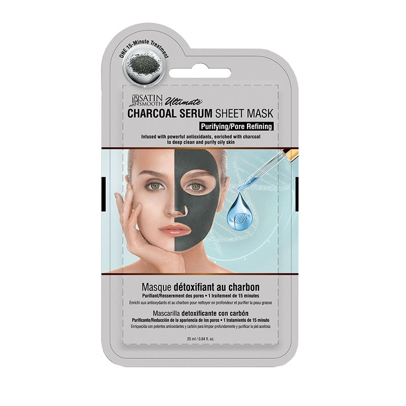 Satin Smooth - Charcoal Serum Mask 1pc