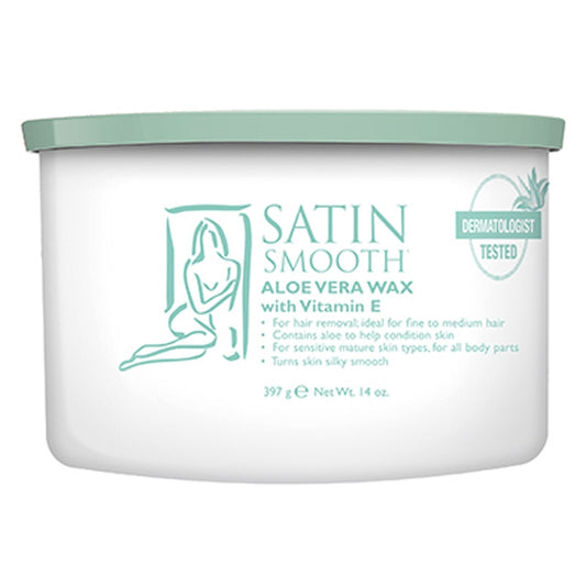 Satin Smooth - Aloe Vera Cream Wax - 14oz
