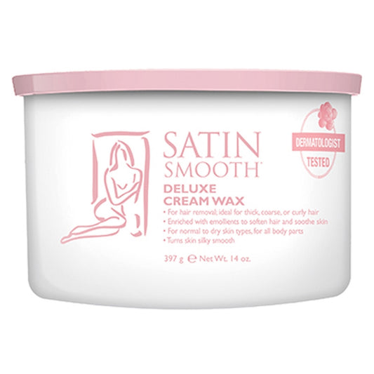 Satin Smooth - Deluxe Cream Wax - 14oz