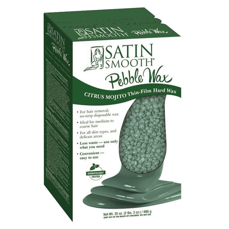 Satin Smooth - Pebble Hard Wax Citrus Mojito - 35oz