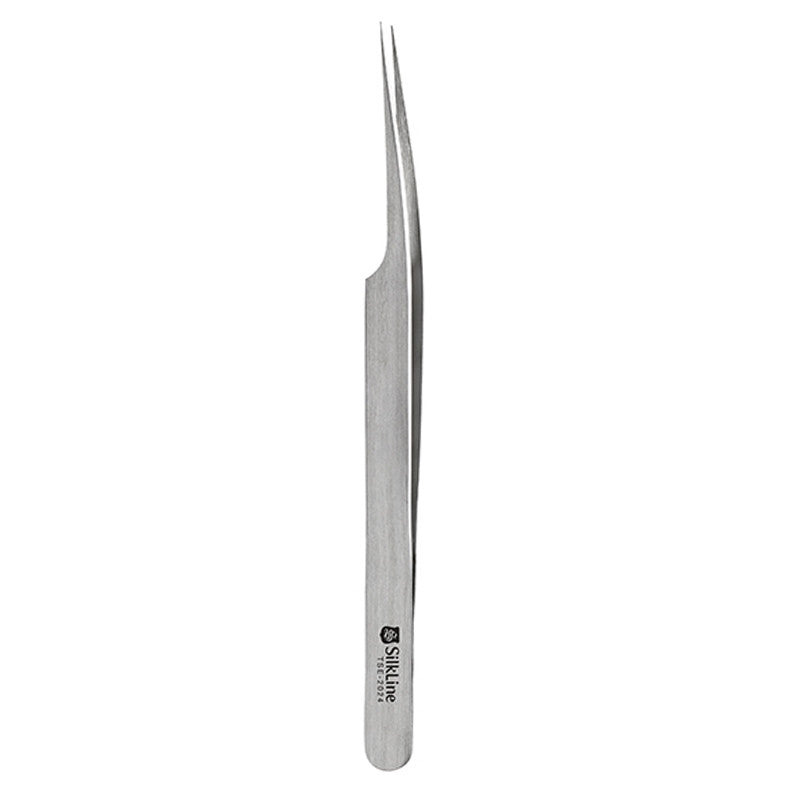 Silkline - Eyelash Extension Precision Tweezer - Angled
