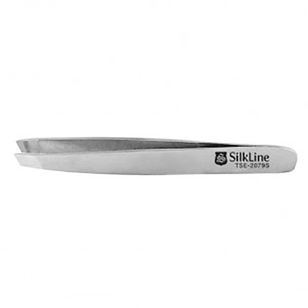 Silkline - Mini Slanted Tip Tweezer w/ Pouch