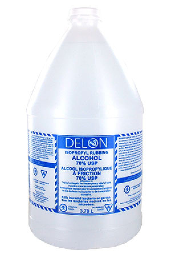 Delon-13 Isopropyl Rubbing Alcohol 70% (3.78L/1Gal)